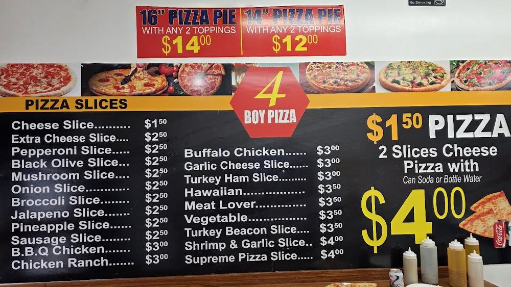 4 BOY PIZZA Menu image 3